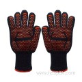 Hespax Heat Resistant Silicone Grill Cooking BBQ Gloves